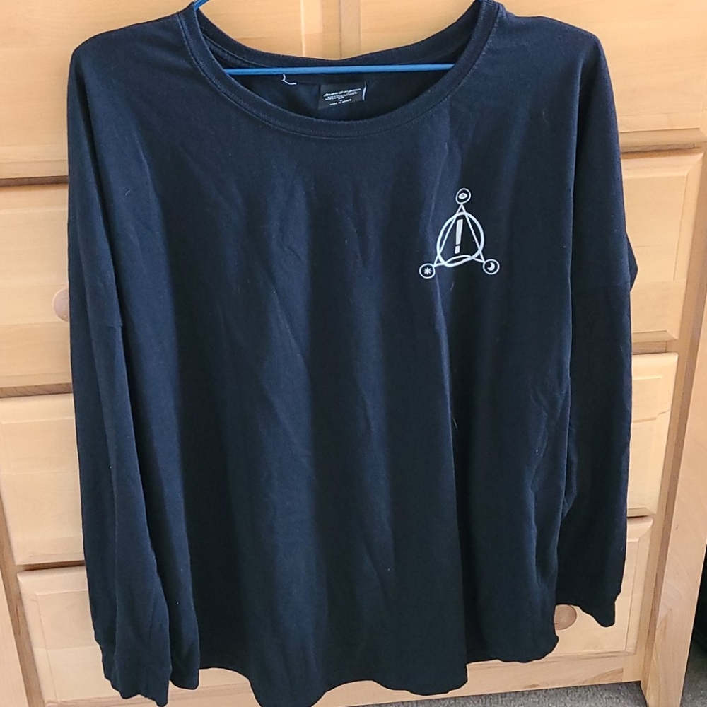 Medium panic at the disco black long sleeve shirt